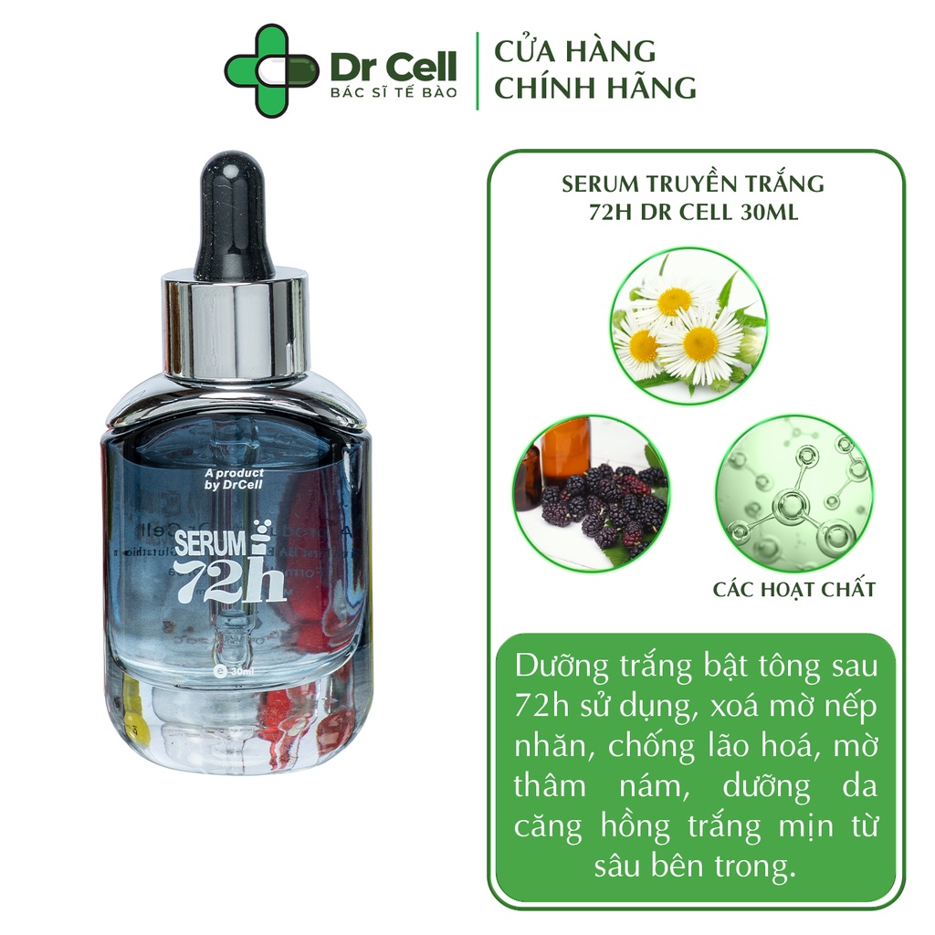Serum Trắng Da 72h Dr Cell thể tích 30ml 1