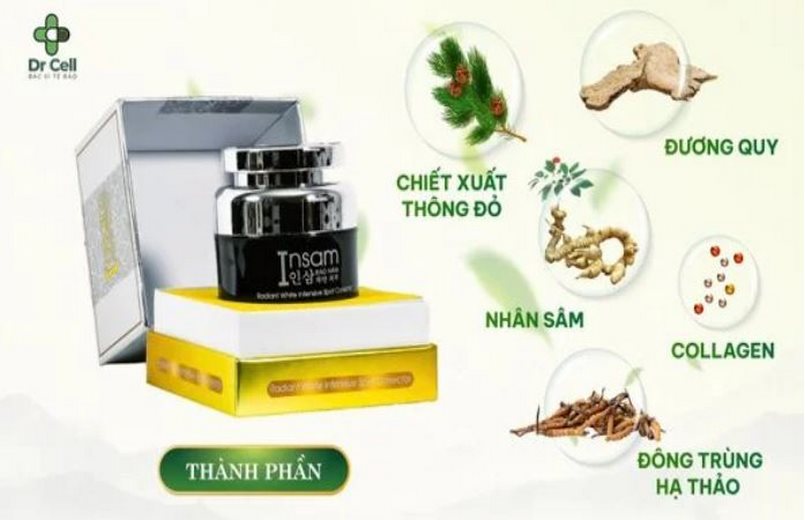 Thành phần của Cao nám Insam Dr Cell