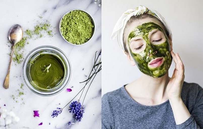 Lá trà xanh mang lại hiệu quả cực kỳ tốt trông việc trị mụn