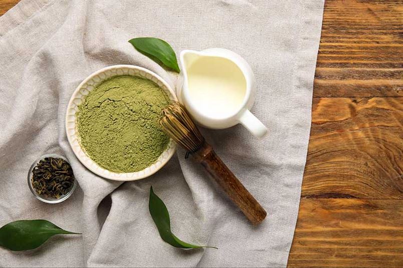 Mặt nạ bột trà xanh và sữa chua