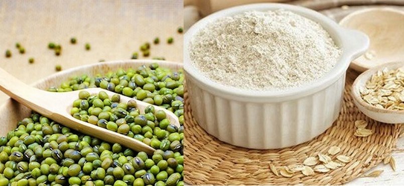 Công thức làm trắng da mặt bằng bột đậu xanh
